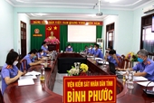 VKSND tỉnh Bình Phước giao ban trực tuyến Quý I 2022