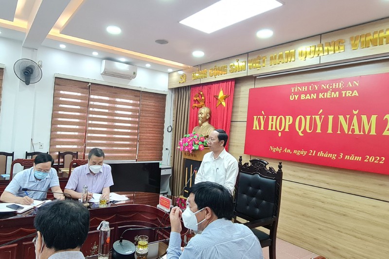 Nghệ An xử lý kỷ luật nhiều cán bộ, đảng viên