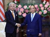 Chủ tịch nước Nguyễn Xuân Phúc tiếp Thủ tướng Malaysia Dato Sri Ismail Sabri bin Yaakob