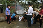 VKSND huyện Tam Đường kiểm sát việc tiêu hủy vật chứng