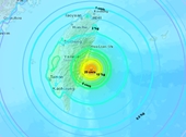 Ba trận động đất liên tiếp tấn công phía đông Đài Loan
