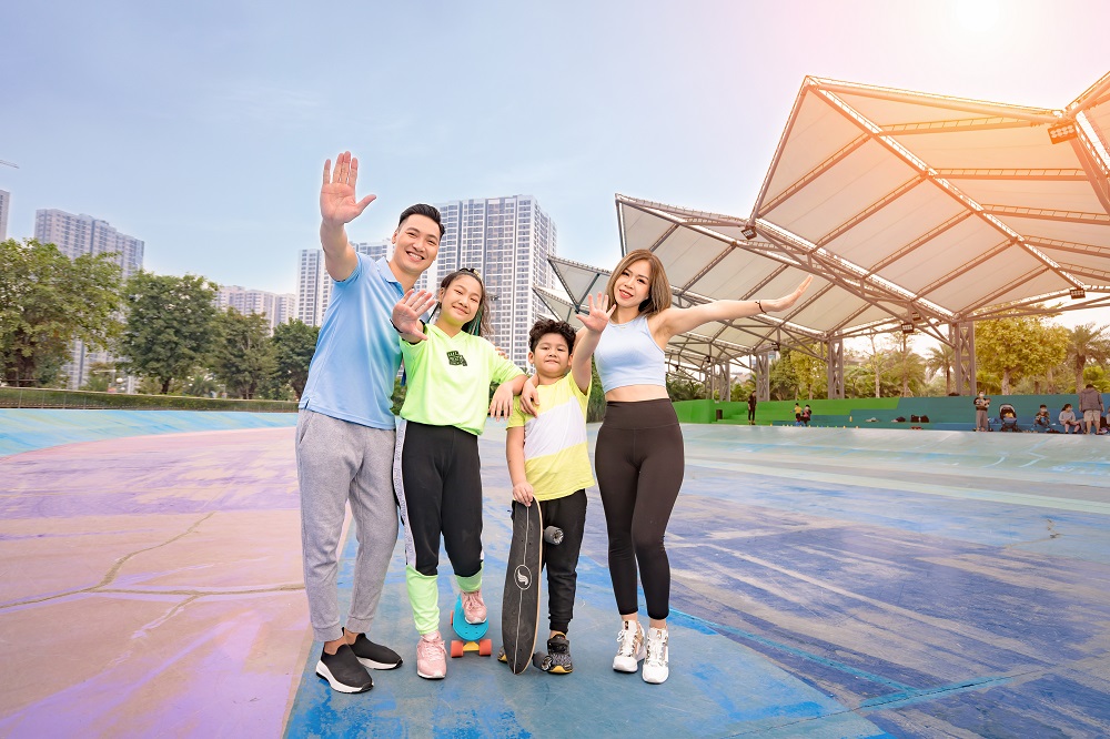 Theo chân gia đình diễn viên Mạnh Trường “xả hơi” cuối tuần