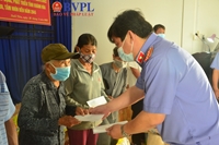 VKSND huyện Diên Khánh góp phần hỗ trợ người nghèo bị ảnh hưởng bởi đại dịch COVID-19