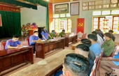 VKSND huyện Qùy Châu trực tiếp kiểm sát công tác thi hành án hình sự tại UBND cấp xã, thị trấn