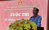 VKSND tỉnh Thanh Hóa tổ chức thi Kỹ năng viết luận tội”