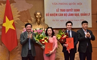 Nhà báo Phạm Thị Thanh Huyền giữ chức Tổng Biên tập Báo Đại biểu Nhân dân
