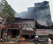 Thông tin mới nhất vụ cháy trên phố Nguyễn Hoàng - Hà Nội