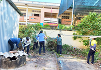 Công đoàn cơ sở VKSND huyện Càng Long chung tay bảo vệ môi trường