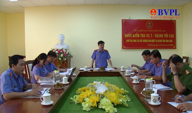 Vụ 7 kiểm tra công tác giải quyết yêu cầu bồi thường tại 4 tỉnh miền Tây