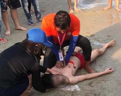 Một nam sinh đuối nước khi tắm biển nhân tạo ở Đồ Sơn