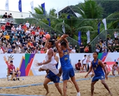Trận thứ 2 bất bại của Đội tuyển bóng ném bãi biển Việt Nam
