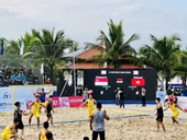 Đội tuyển bóng ném bãi biển nam Việt Nam tự tin sau chiến thắng mở màn