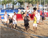 Chờ Huy chương Vàng môn bóng ném bãi biển trong trận đấu chiều 10 5