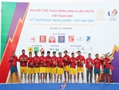 Bóng ném bãi biển Việt Nam giành Huy chương Vàng với thành tích bất bại