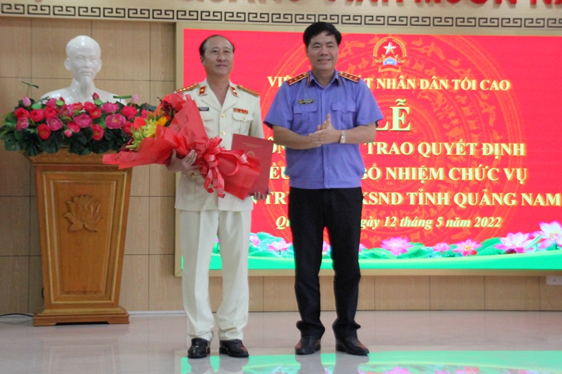 Lễ công bố quyết định điều động, bổ nhiệm chức vụ Viện trưởng VKSND Quảng Nam