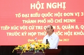 Chủ tịch nước và Viện trưởng VKSND tối cao tiếp xúc cử tri tại TP Hồ Chí Minh