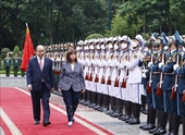 Chủ tịch nước chủ trì Lễ đón Tổng thống Hy Lạp thăm chính thức Việt Nam