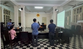 VKSND quận Ngô Quyền phối hợp tổ chức phiên tòa công bố tài liệu, chứng cứ bằng hình ảnh