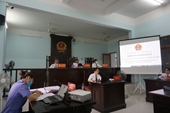 VKSND quận Ngũ Hành Sơn phối hợp tổ chức phiên tòa rút kinh nghiệm