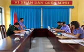 VKSND huyện Thanh Chương kiểm sát trực tiếp tại Đồn biên phòng Thanh Thủy