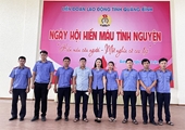 Đoàn viên Công đoàn VKSND tỉnh Quảng Bình tham gia hiến máu nhân đạo