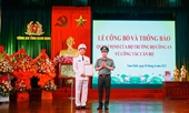 Bộ Công an tổ chức lễ công bố tân Giám đốc Công an tỉnh Nam Định