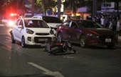 Xe ôtô “điên” gây tai nạn liên hoàn, một phụ nữ mang thai bị thương nặng