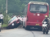 CLIP Tai nạn giao thông liên hoàn ở Thái Nguyên