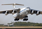 Máy bay vận tải quân sự Nga bốc cháy khi đang bay, 10 người thương vong