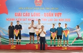 Ngành Kiểm sát Lào Cai tổ chức Giải cầu lông - quần vợt