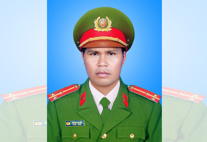 Thăng hàm đối với Thượng úy Phó Công an xã hy sinh trong khi làm nhiệm vụ