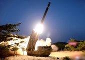 Triều Tiên bắn nhiều loạt pháo phản lực phóng loạt về phía biển Hoàng Hải
