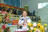 Phát biểu khai mạc của đồng chí Nguyễn Văn Thắng - Trưởng Ban tổ chức Hội thao ngành Kiểm sát nhân dân, Tổng Biên tập Báo BVPL