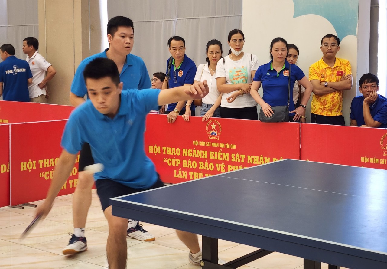 Hội thao ngành KSND, Cúp Báo BVPL lần thứ XI 
Kịch tính trận chung kết đôi nam đầu tiên