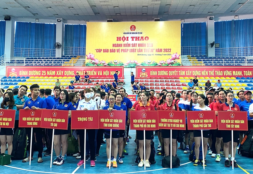 Hội thao ngành Kiểm sát nhân dân năm 2022 Những con số ấn tượng