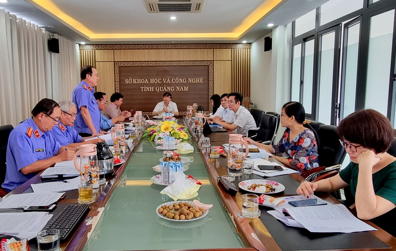 Nghiệm thu Đề tài khoa học và công nghệ cấp tỉnh “Lịch sử ngành KSND tỉnh Quảng Nam”