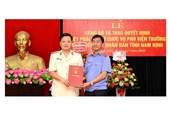 VKSND tỉnh Nam Định có tân Phó Viện trưởng