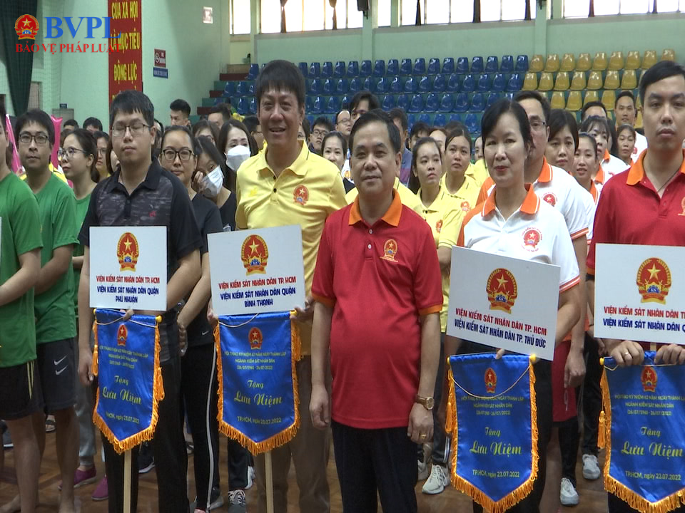 VKSND TP HCM Bế mạc, trao giải Hội thao chào mừng Ngày truyền thống ngành KSND