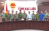 Thanh tra Bộ Công an kiểm tra việc thực hiện Kết luận thanh tra tại UBND tỉnh Bạc Liêu