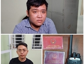 Hai thanh niên giả danh “Cảnh sát hình sự” kiểm tra người đi đường