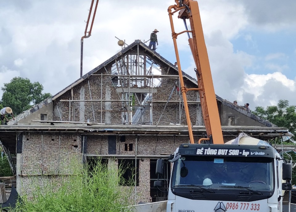 Thông tin tiếp vụ công trình vi phạm xây dựng tại xã Quyết Thắng, TP Thái Nguyên