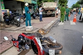“Xe điên” húc văng nhiều xe máy, làm nhiều người bị thương