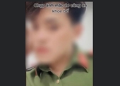 Hot boy bị xử phạt vì mặc trang phục Công an để câu “like” trên mạng
