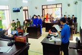 VKSND thị xã Hoài Nhơn phối hợp tổ chức phiên tòa hình sự rút kinh nghiệm theo Cụm thi đua