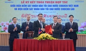 Hội đàm và ký Thoả thuận hợp tác giữa VKSND tối cao hai nước Việt Nam - Lào