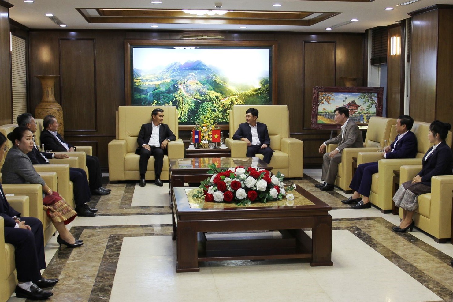 Tỉnh Quảng Ninh tiếp xã giao đoàn công tác VKSND tối cao Lào