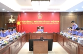 Đồng chí Nguyễn Hải Trâm dự sinh hoạt chuyên đề của
Chi bộ Thanh tra VKSND tối cao