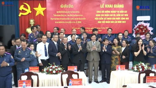 Đoàn Đại biểu VKSND tối cao Lào thăm và làm việc tại TP Hồ Chí Minh