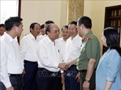 Chủ tịch nước Nguyễn Xuân Phúc làm việc với Ban Thường vụ Tỉnh uỷ Thanh Hoá