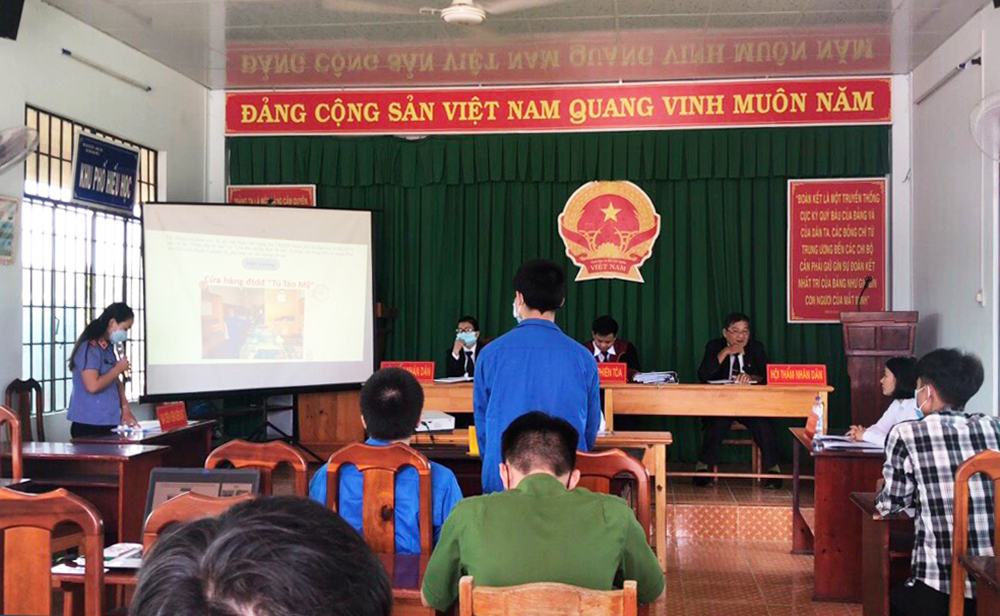 VKSND TP Bà Rịa áp dụng số hóa hồ sơ tại phiên tòa hình sự lưu động